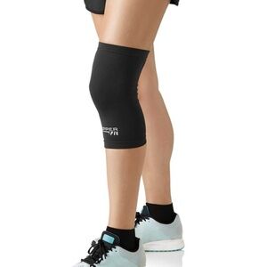 Copper Fit Compression Knee Sleeves Unisex Black Set of 2